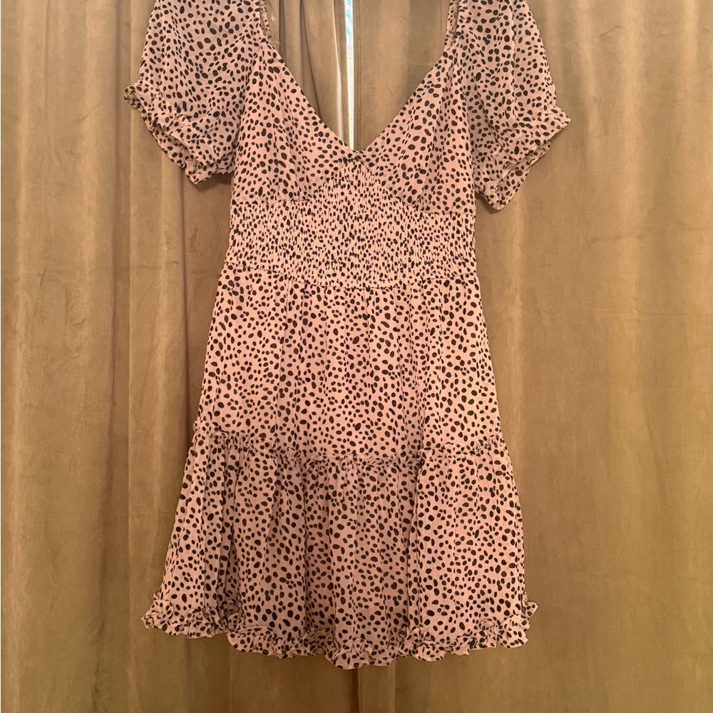 Stylish Leopard spot Dress